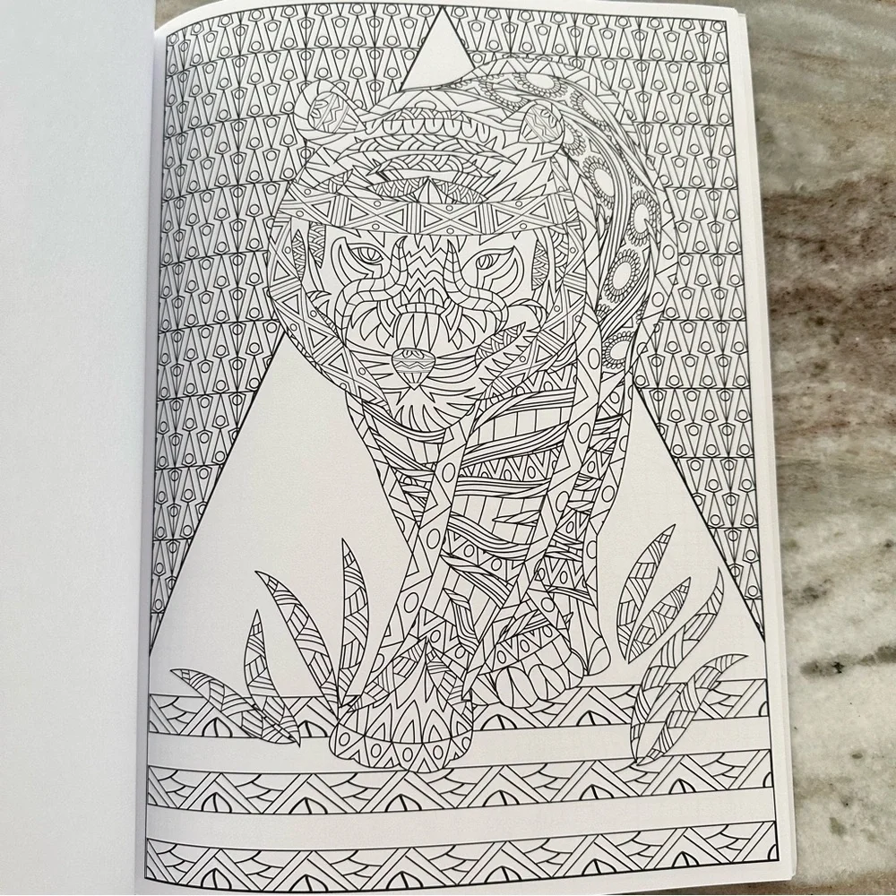 New Adult Coloring Book - Animals - Timeless Creations Creatures Of Beauty